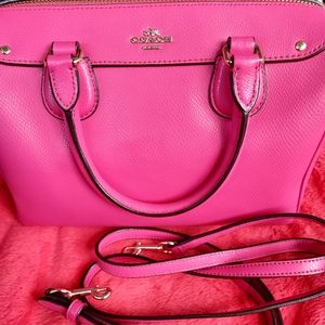 2 pink coach bags